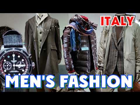 ITALY | MEN'S WINTER OUTFITS | CREATING A STYLISH MEN'S WINTER WARDROBE