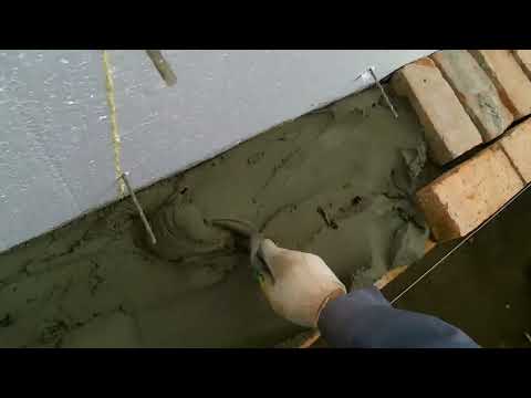 Кладка кирпича ЗАБУТОВКА в 1,5 кирпича