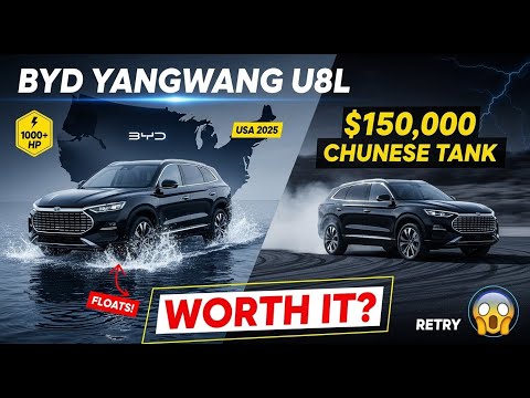 🚗 BYD Yangwang U8L Review - $150K Chinese Tank That FLOATS on Water! 🌊 Worth It in USA 2025?