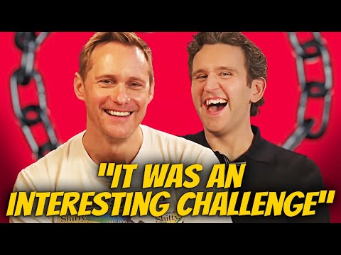 Alexander Skarsgård & Harry Melling on PILLION | A24’s Bold Romance Explained