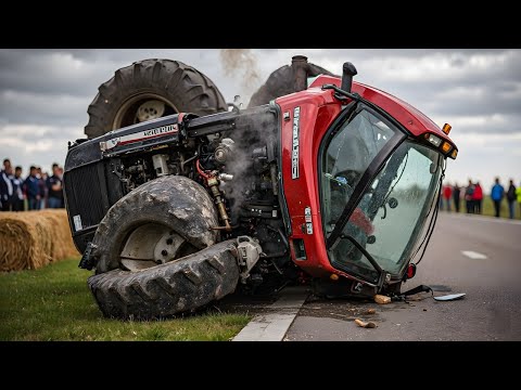 Unbelievable Tractor Fails Caught On Camera 2025 | Part 24