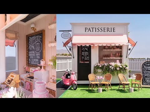 The Cutest Pink French Playhouse You've EVER seen.