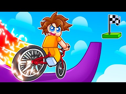 Going 9,571,263 MPH in Roblox Bike Obby!