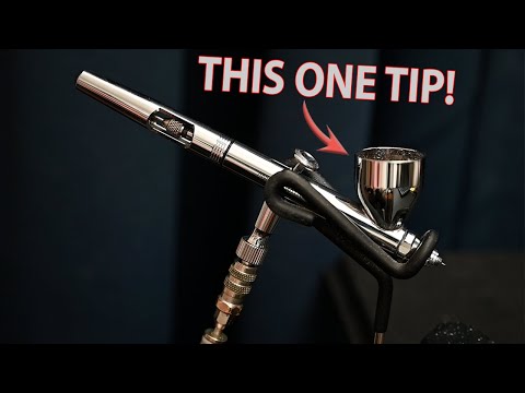 Keep your AIRBRUSH PERFECTLY CLEAN with this 1 TRICK