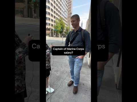 How much a captain of US Marine Corps gets paid #salarytransparency #shorts #personalfinance