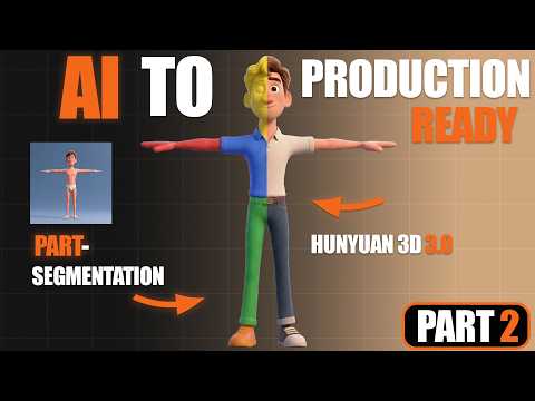 From AI To Production-Ready 3D Model (Hunyuan 3D 3.0)