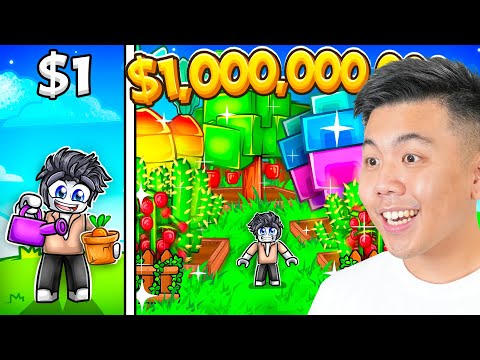 I Grew The LARGEST Garden in ROBLOX Grow A Garden!