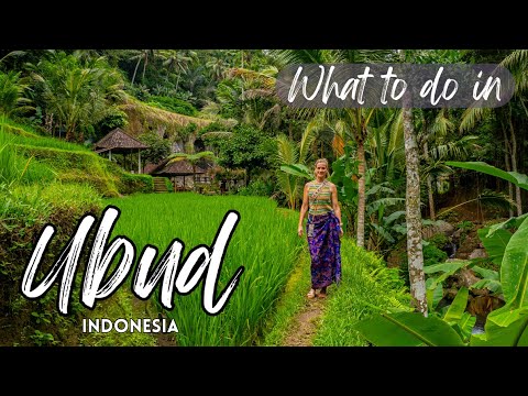 WHAT TO DO in 3 DAYS Ubud Bali, Indonesia. 4K Bali travel guide!