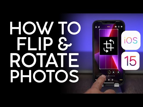 How to Flip or Rotate Photo on your iPhone iPad iOS 15