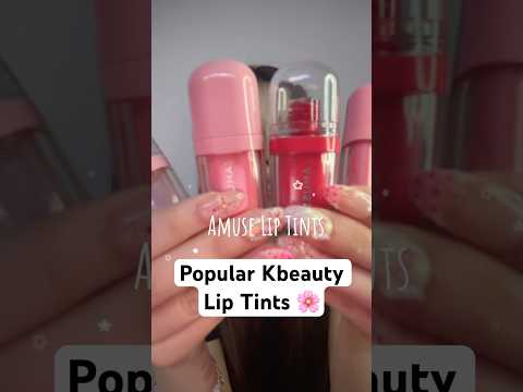 Part 1: Testing Popular Amuse Tints🌸 #kbeauty #amuse #liptint #popular #koreanproducts #review