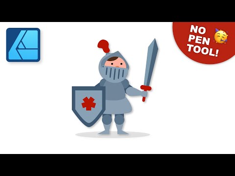 Affinity Designer Project for Beginners: How to Make a Knight!