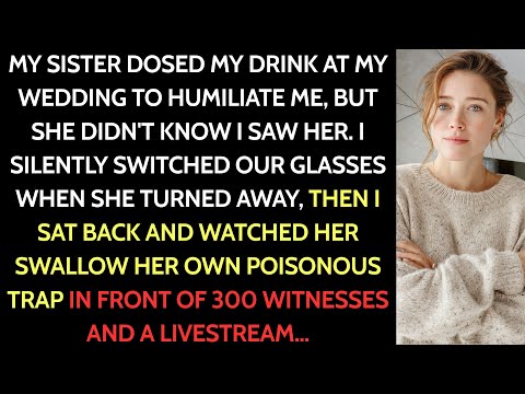 My Sister Dosed My Drink at My $80K Wedding—So I Let Her Toast in Front of 300 Witnesses