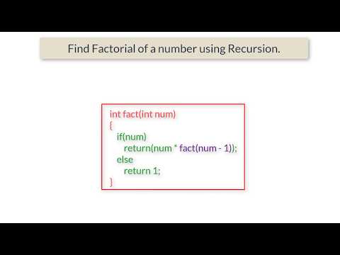 C Program To Find Factorial of a Number using Recursion