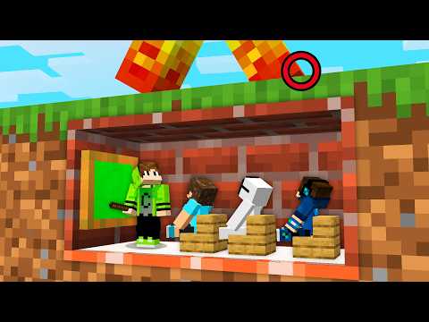 CRIEI uma MINI ESCOLA no Minecraft!