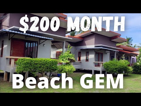 Rent $200 Month Thailand's Hidden GEM Beach Khanom Houses Condos Land with Koh Samui View