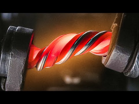 A Knife Made Of Car Valves! Gave A Second Life To A Former Motor