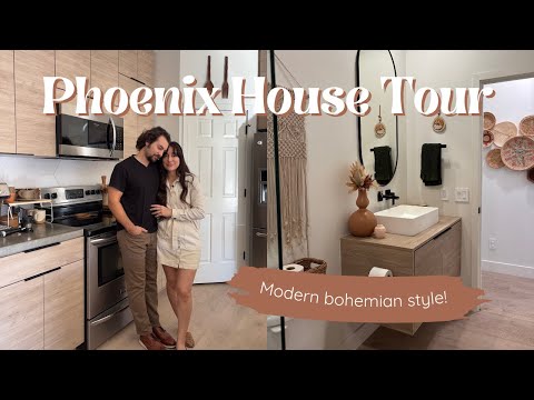 PHOENIX RENTAL HOUSE TOUR | Modern Bohemian Style!