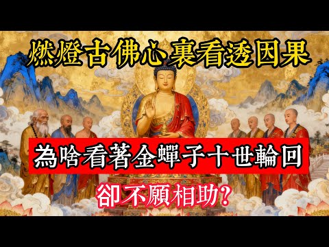 如來的十大弟子竟無壹個能悟透真經，燃燈古佛心裏看透因果，為啥看著金蟬子十世輪回，卻不願相助？#立地成佛#念佛修行#因果正見#修行障礙化解#生死因果#佛学#佛教