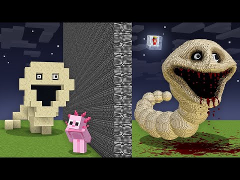 I Cheated With HUNGRY WORM in Minecraft Build Battle!