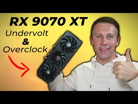 Undervolt or Overclock the RX 9070 XT easily for INCREDIBLE efficiency gains.