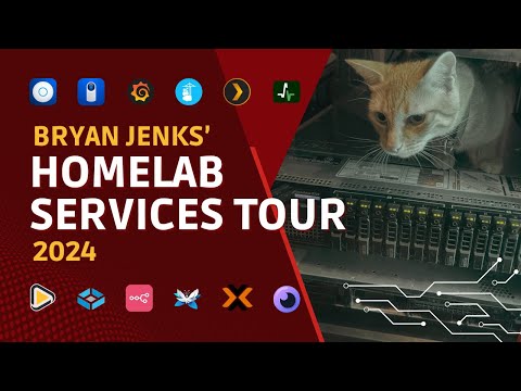 Bryan Jenks Homelab Services Tour 2024 🖥️
