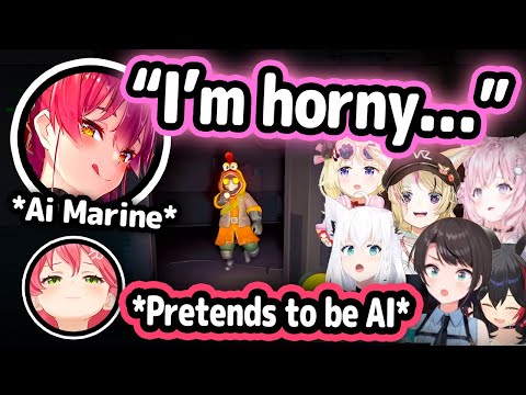 Game Copying Marine's Lewd Voice Lines and Other HoloGirls' Voices Accurately Is Hilarious【Hololive】