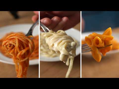 The 3 types of pasta I love the most. You won't need anything else.