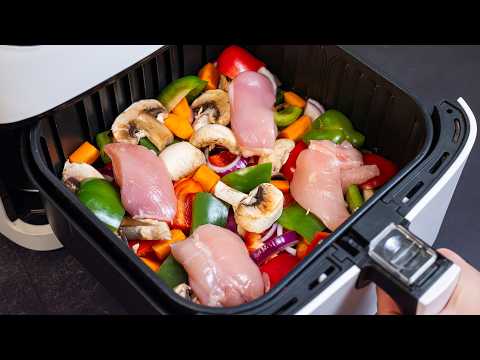 I Put Chicken + Vegetables in Air Fryer...WOW, I Wasn't Ready for THIS!