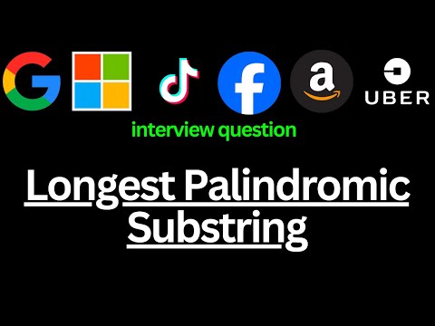 Leetcode 5 'Longest Palindromic Substring' | Manacher's Algorithm O(n) | Google Interview question