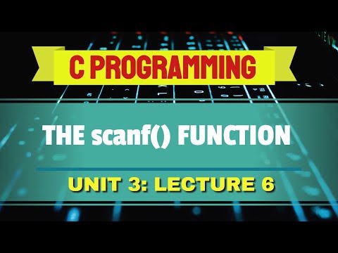 scanf( ) Function in C (Urdu/Hindi)