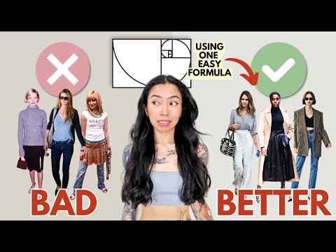 THIS is why your outfits don’t look good.. (how to FIX them using the Golden Ratio)