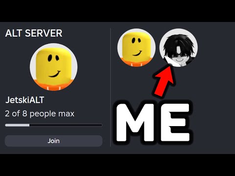 I snuck into ALT ACCOUNT Servers in Steal A Brainrot