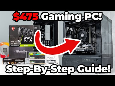 $475 Gaming PC Step-By-Step Build Guide (Ryzen 3 4100 and RTX 3050)