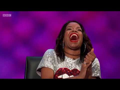 Mock the Week S17 E2. 14 June 2018. Milton Jones, Ed Gamble, Angela Barnes, London Hughes, Rhys...