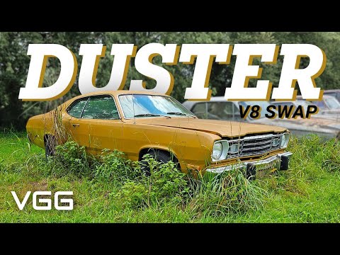Slant 6 To V8 Engine Swap! Duster gets a 1 of a kind engine!