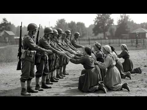 12 Brave U.S. Soldiers Save 41 Beautiful German POWs From Certain Doom in the Dark