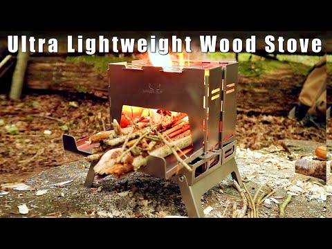 Winnerwell Titanium Backpack Wood Stove (and BACON of course)