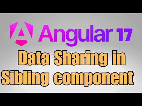 How to pass data to sibling component in Angular 17?