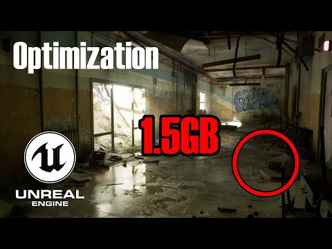 Optimizing Megascans Corridor Environment | Unreal engine 5