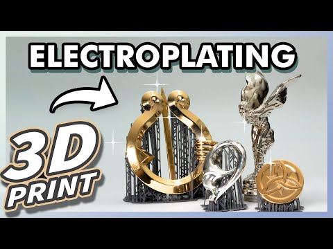 Super Shiny 3D Prints | DIY Electroplating