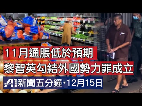 11月通脹按年升2.2%低預期｜房地產銷售下跌｜黎智英串謀勾結外國勢力罪名成立｜悉尼邦迪海灘槍擊15死｜士嘉堡持刀傷人疑犯在逃｜羅伯萊納倒斃家中涉兇殺｜英超週末9場比賽多支前列球隊勝出・加拿大中文新聞