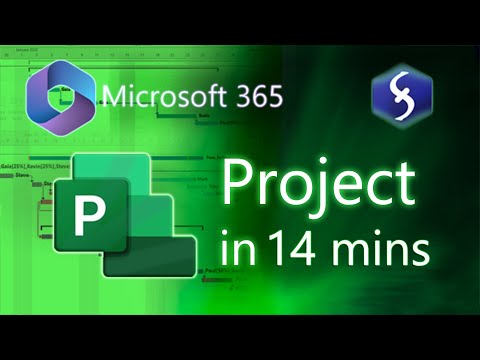 Microsoft Project - Tutorial for Beginners in 14 MINUTES!  [ COMPLETE COURSE ]