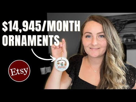 The Easiest Side Hustle Of 2025 - Print On Demand Ornaments Full Mini Course!