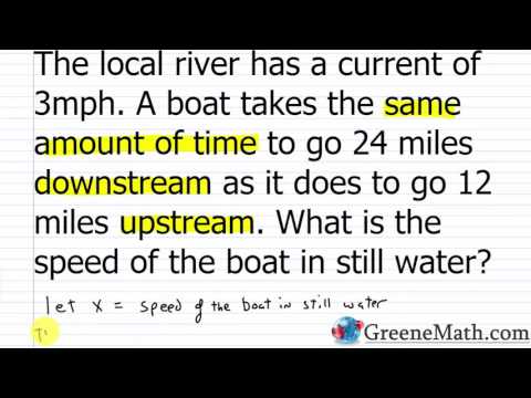 Applications of Rational Expressions