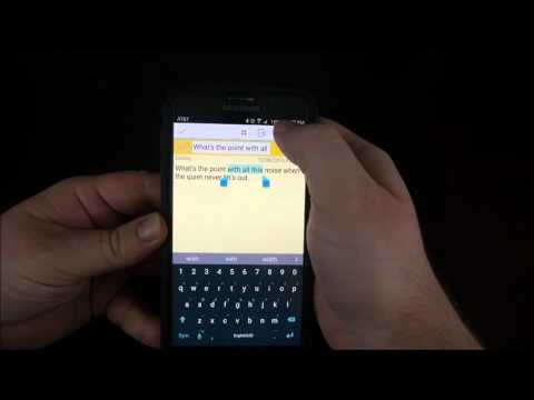 Android For Beginners - How to Copy & Paste