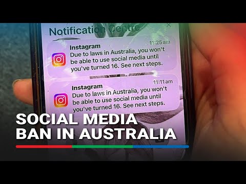 Social media companies warn Australian teenagers of upcoming ban | ABS-CBN News
