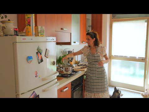 My late summer routine: eggplant parmigiana and vegetables to save for cold days.