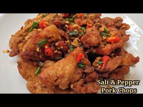 Salt and Pepper Pork Chops 椒鹽豬扒 外脆內嫩