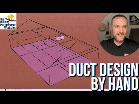 Manual D Duct Design by Hand: ACCA HVAC Design Calcs with TEL, Static Pressure, & Friction Rate