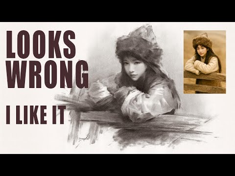 The Art of Drawing What You Feel | Loose Charcoal Drawing